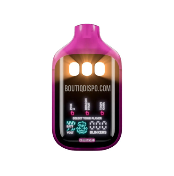 Boutiq Switch V5 with triple chamber design, dual voltage, and infinity mode for maximum potency.